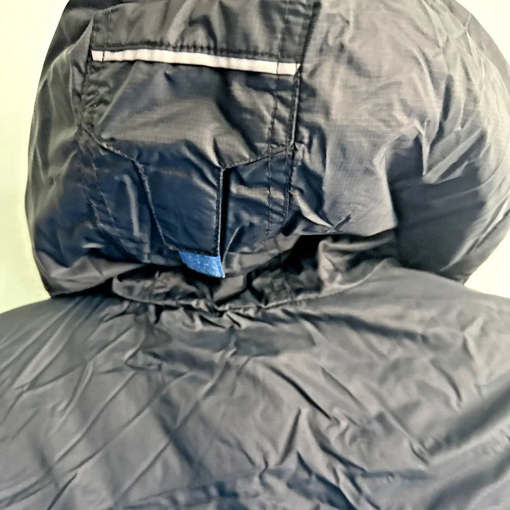 Columbia Sportswear Youth Hooded Jacket L 14-16 Black & Blue Winter‎ Warm coat